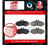 Brake Pads Set fits MERCEDES V230 638 2.3 Front 96 to 03 A0004214110 A0014214110