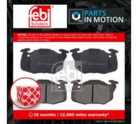 Brake Pads Set fits RENAULT CLIO Mk1 Front 1.2 1.4 1.8 1.9D 90 to 98 7701202057
