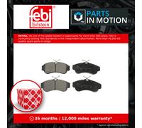 Brake Pads Set Front 16201 Febi D1060BM40A 41060BM425 41060F1725 410602F025 New