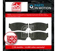 Brake Pads Set fits NISSAN SUNNY N14 1.4 Front 90 to 95 D106M50Y94 4106050Y91