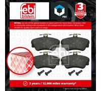 Brake Pads Set Front 16210 Febi 3344061 3344787 21216 Genuine Quality Guaranteed