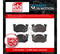 Brake Pads Set Front 16236 Febi 7701202213 7701202227 7701202517 7701202710 New