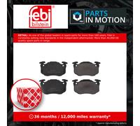 FEBI BILSTEIN 16236 Brake pad set