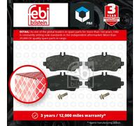 Brake Pads Set fits MERCEDES A170 W168 1.7D Front 98 to 04 A1684200020 Febi New