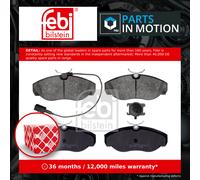 Febi Bilstein 16391 Disc Brake Brake Pad Set Fits Peugeot Boxer 2.5 D 2.5 D 4x4