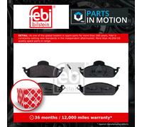Brake Pads Set fits MERCEDES ML430 W163 4.3 Front 98 to 05 M113.942 A1634200020