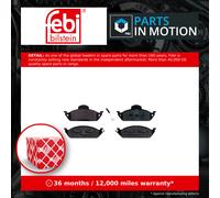 Brake Pads Set Front 16410 Febi A1634200020 A1634200320 A1634201220 1634200020