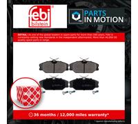 Brake Pads Set Front 16429 Febi 410604441R 410607125R 7701206379 7701209380 New