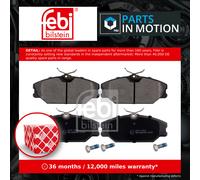 Brake Pads Set fits RENAULT LAGUNA Mk1 2.0 Front 99 to 01 410604441R 410607125R