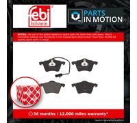 Brake Pads Set fits VW TRANSPORTER Mk4 Front 90 to 03 7D0698151A 7M3698151B Febi