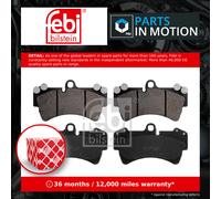 Febi Bilstein 16460 Disc Brake Brake Pad Set Fits Porsche Cayenne 3.0 TDI