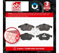 Brake Pads Set Front 16492 Febi 77363604 77364224 093166798 093172174 093186003