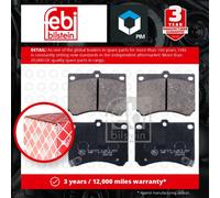 Brake Pads Set Front 16499 Febi AY040MA019 BCYA3323Z BCYW3329Z BOYW3323ZA 21539