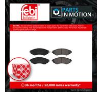 Febi Brake Pad Set - 16510