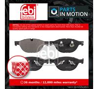 Brake Pads Set fits JAGUAR XJ X351 5.0 Front 2009 on C2D3801 C2P26236 T2R7248