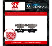Brake pads Front Axle 16531 FEBI BILSTEIN for BMW 3 1