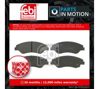 Brake Pads fits KIA - Febi Bilstein 16557 - Set - OE Equivalent Quality & Fit