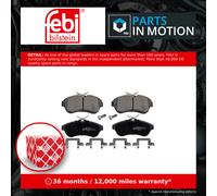 Febi Bilstein 16591 Disc Brake Brake Pad Set Fits Citroen C3 1.6 HDi 90 1.4 1.6
