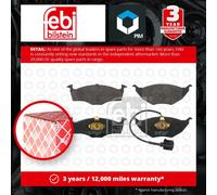 Brake Pads Set Front 16620 Febi 8Z0698151 21868 23395 Genuine Quality Guaranteed