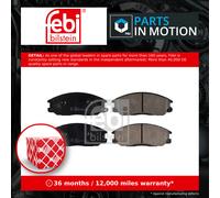Front Brake Pads H200 Set Kit Fits Hyundai 58101-26A30 S1 Febi 16682