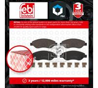 Brake Pads Set Front 16698 Febi 093192895 1605355 1605124 9318922 93192895 24550