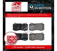 Brake pads Front Axle 16745 FEBI BILSTEIN for MERCEDES-BENZ S-CLASS E-CLASS SL