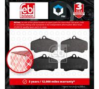 Brake Pads Set Front 16752 Febi 99635194091 99635194910 99735194902 23139 New