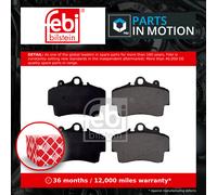 Brake Pads fits Porsche - Febi Bilstein 16759 - Set - OE Matching Quality