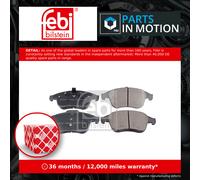 Brake Pads Set fits RENAULT SCENIC Mk3 1.5D Front 2009 on K9K836 410600011R Febi