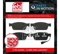 Brake pads Front Axle 16824 FEBI BILSTEIN for VW MULTIVAN Mk V CARAVELLE Mk VI