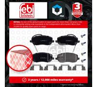 Brake Pads Set Front 16827 Febi E172232 E172592 1617258380 425220 425231 20261
