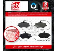 Brake Pads Set fits CITROEN C6 3.0 Front 05 to 12 1611334980 E172314 425278 Febi