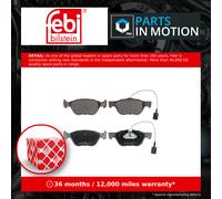 febi bilstein 16849 Brake Pad Set, 1 unit