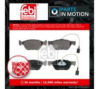 Brake pads Front Axle 16849 FEBI BILSTEIN for FIAT ALFA ROMEO LANCIA