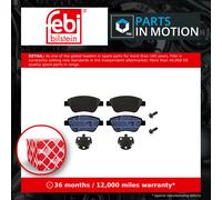 Brake pads Front Axle 16859 FEBI BILSTEIN for FIAT PANDA PANDA Hatchback Van