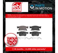 Brake Pads Set Front 16914 Febi 013478301 095526567 13478301 95526567 D21279363