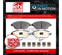 Brake Pads Set Front 16964 Febi 71770080 77364281 77364897 D16188921 Quality New