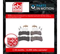 Febi Bilstein Brake Pad Set 16980 - Front - Fits Volvo S60/V60 2014-2018 2.0/3.0