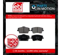 Brake Pads Set Front 16982 Febi 31471407 31471408 D21379374 Quality Guaranteed