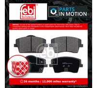Brake Pads Set Front 16982 Febi 31471407 31471408 D21379374 Quality Guaranteed