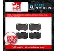 Ferdinand Bilstein Brake Pads Set Front 16987 - A0084201720 / D18629091 - Fits Mercedes-Benz C-Class