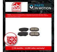 Brake Pads Set Front 170251 Febi 581012EA30 581013FA11 581013KA20 581013KA30 New