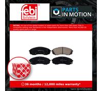 Brake Pads Set Front 170293 Febi 581014DE00 581014HA50 581014DA00 Quality New
