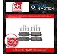 Brake Pads Set Front 170789 Febi 04465YZZEG 0446506070 0446506080 0446506100 New