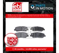 FEBI BILSTEIN 170888 Brake pad set
