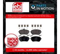 Brake Pads Set Front 171398 Febi A0004206902 A0004207000 0004206902 0004207000