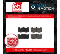 febi bilstein 171412 Brake Pad Set, 1 unit