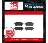 Brake Pads Set Front 172173 Febi 1894272 2017679 2429999 G1B52001AA H2MJ2C452EA