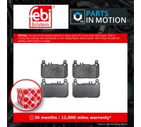 Brake Pads Set Front 172184 Febi A0064209620 A0074209820 0064209620 0074209820