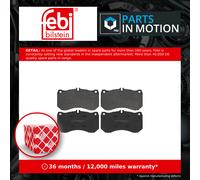 FEBI BILSTEIN Brake Pad Set 173458 Front – Fits Audi A4 A5 A6 A7 A8